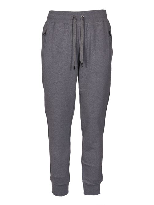 Jersey jogging trousers with logo plaque DOLCE & GABBANA | GVXQHTG7F2GS8291